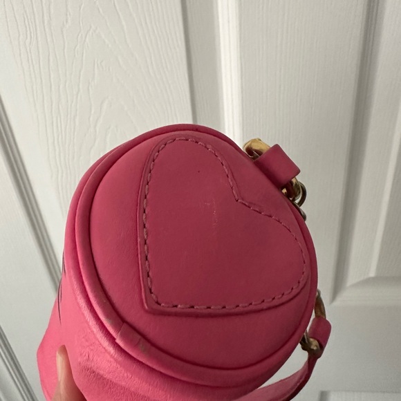 Y2K VTG Rare Juicy Couture "Keep Him" Hot Pink Barrel Purse Bag - Picture 10 of 10